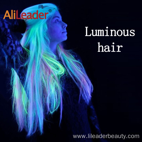 Glowing Synthetic Hair One Clip In Hair Extension